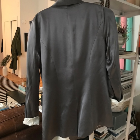 Wink Lilac Silk Blazer - Picture 5 of 9